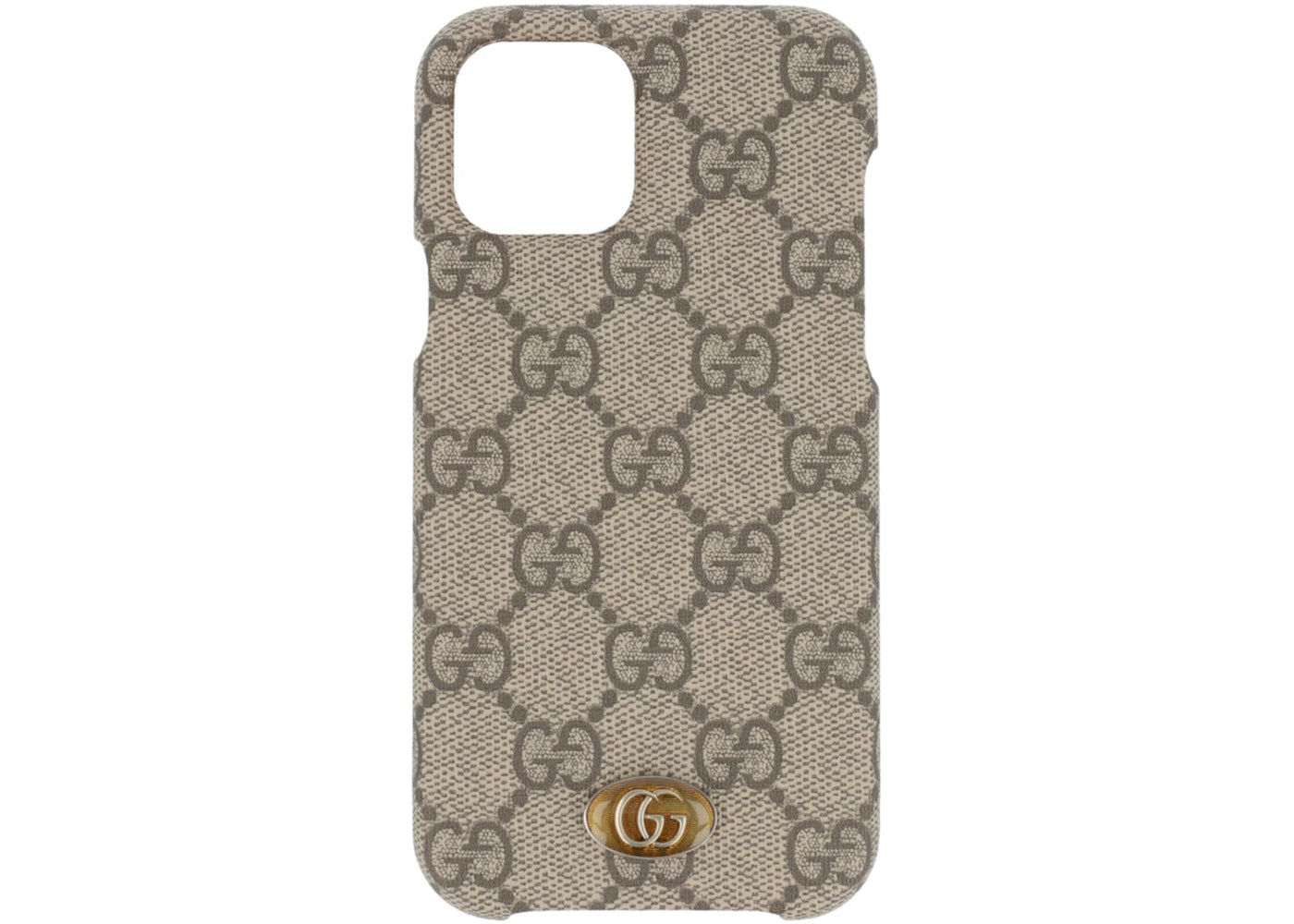 Coque Gucci GG Supreme pour iPhone 12/12 Pro Beige