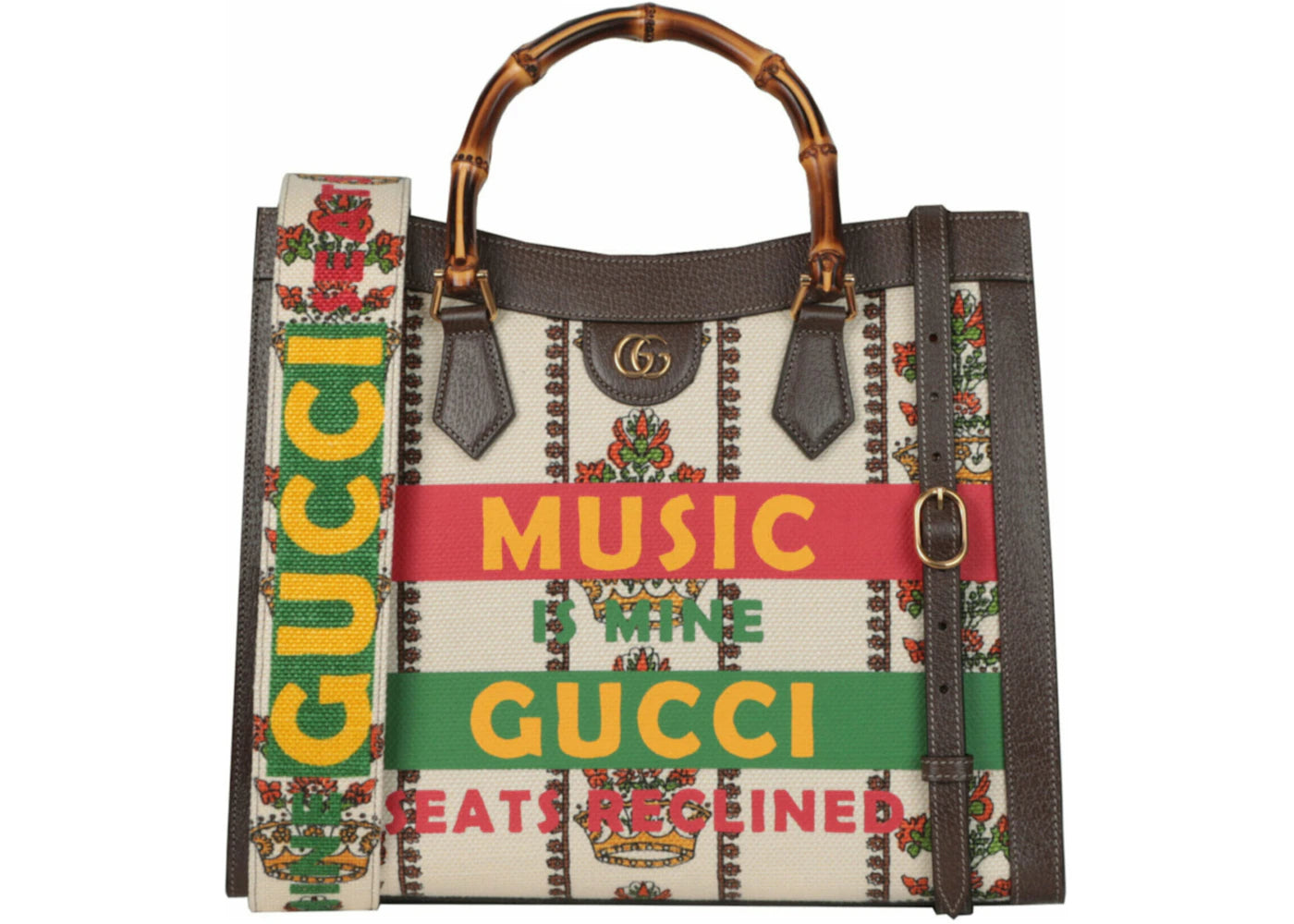 Gucci Music Is Mine Diana Tote Multi