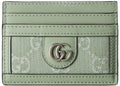 Gucci Ophidia Denim Card Holder Pale Green