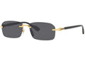 Lunettes de soleil Gucci sans monture dorées