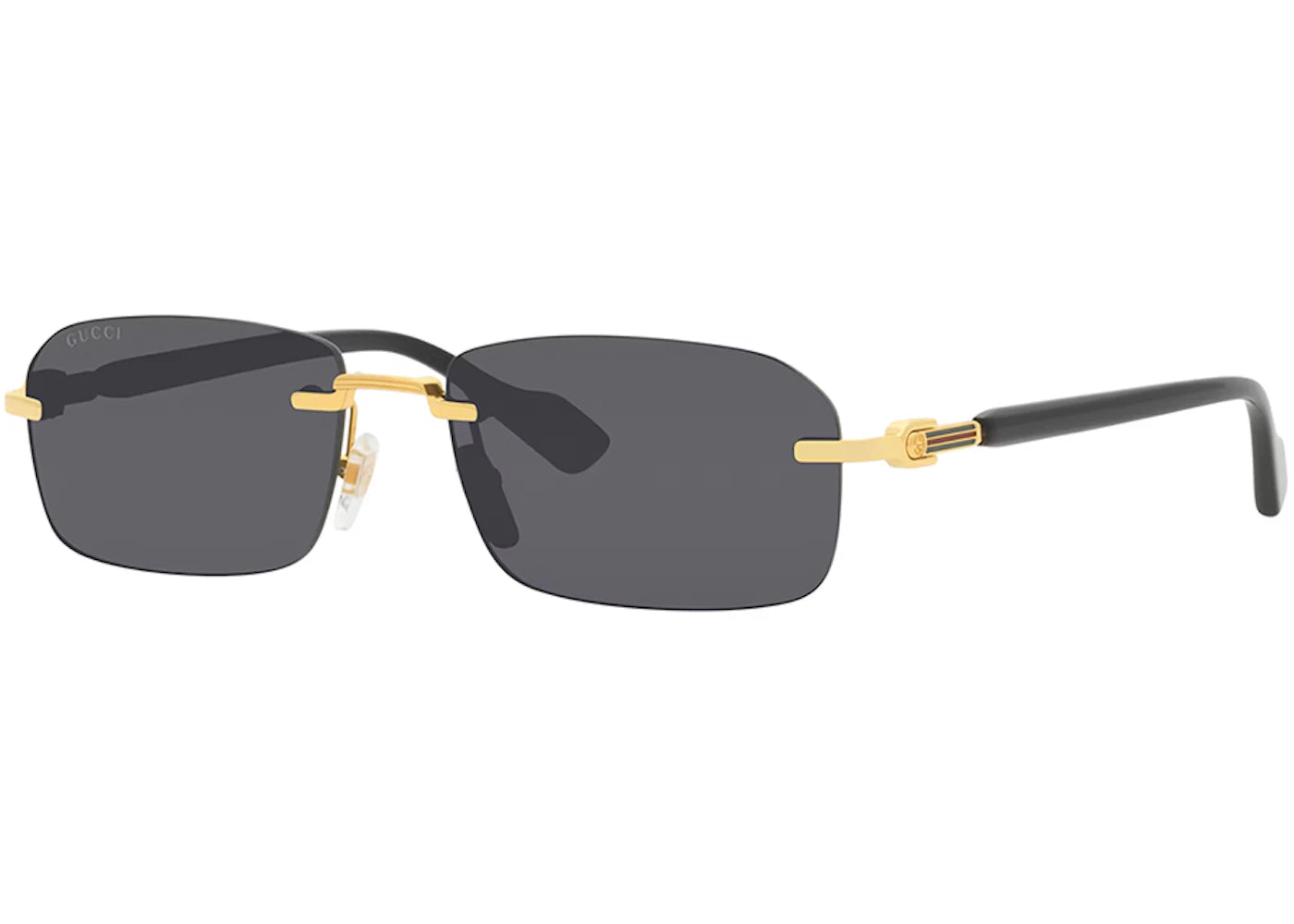 Lunettes de soleil Gucci sans monture dorées