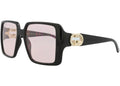 Gucci Square-Frame Injection Sunglasses Black Black Pink