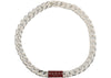 Gucci Markenzeichen Emaille-Kette Silber