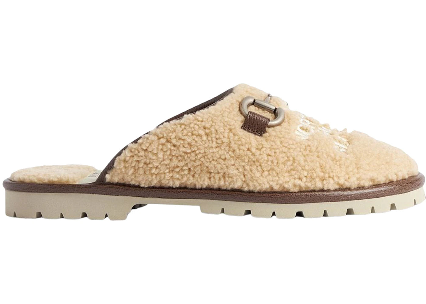 Gucci x The North Face Hausschuhe Beige Wolle