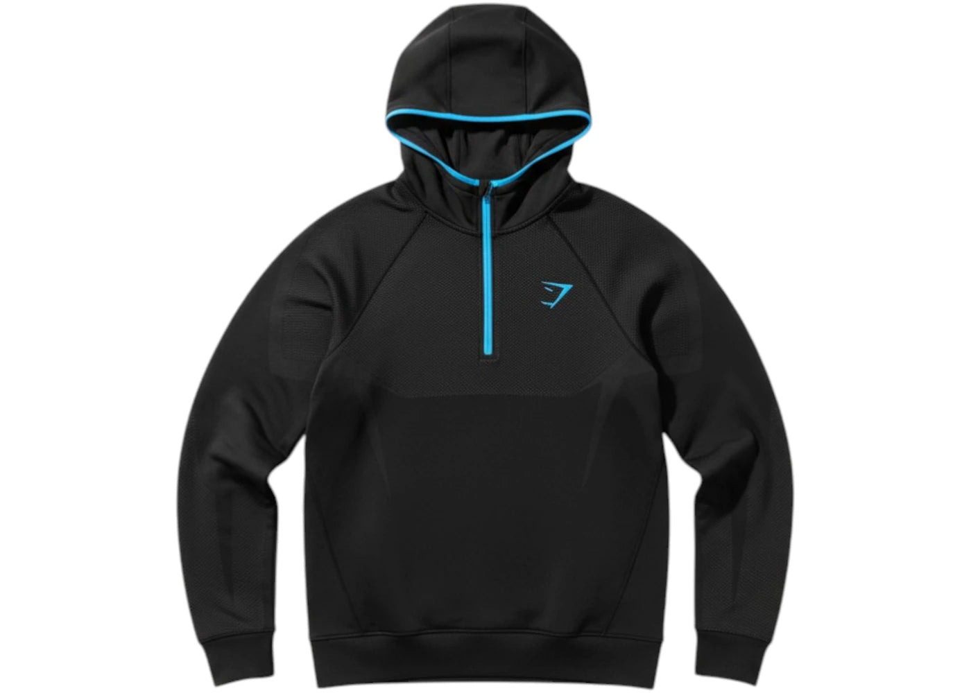 Gymshark Onyx 5.0 Seamless Hoodie Noir/Gris Onyx
