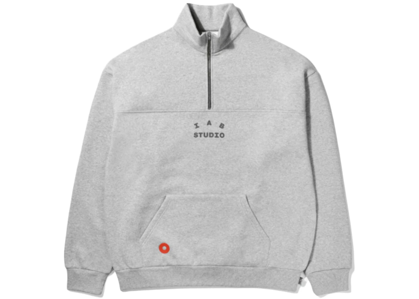 IAB Studio x Hyundai Half Zip Up Pullover Grau
