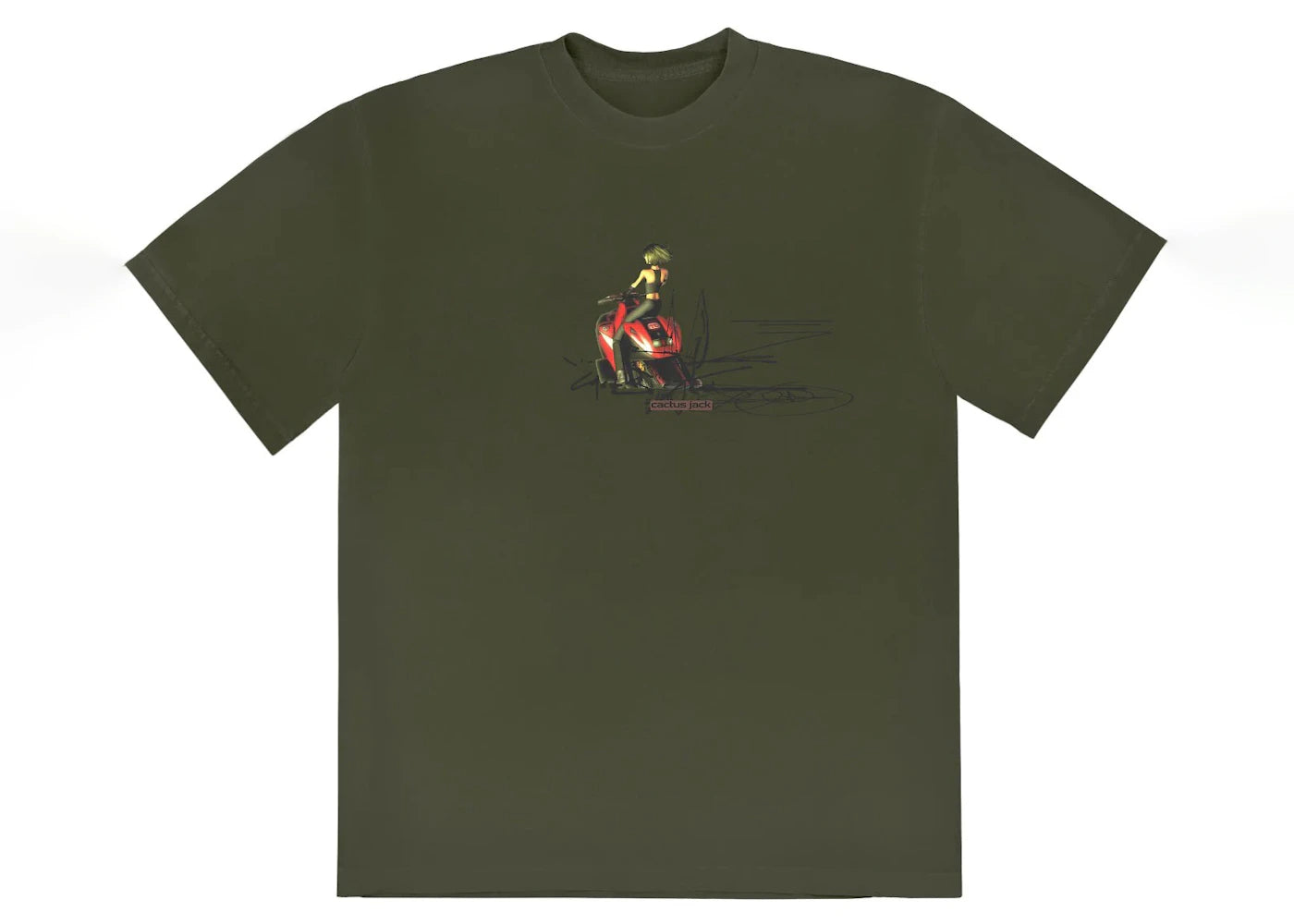 Jordan x Travis Scott Cactus Jack Tee Moto Fille Vert