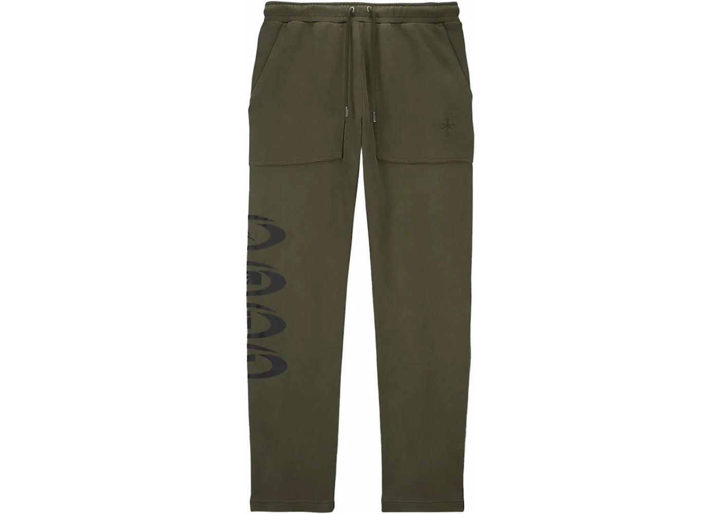 Jordan x Travis Scott Fleece Hose Armeegrün
