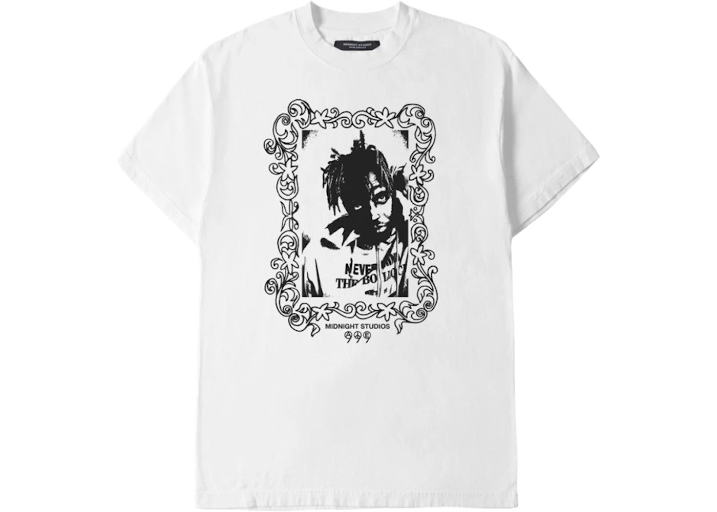 Juice Wrld x Midnight Studios Silhouette T-Shirt Weiß