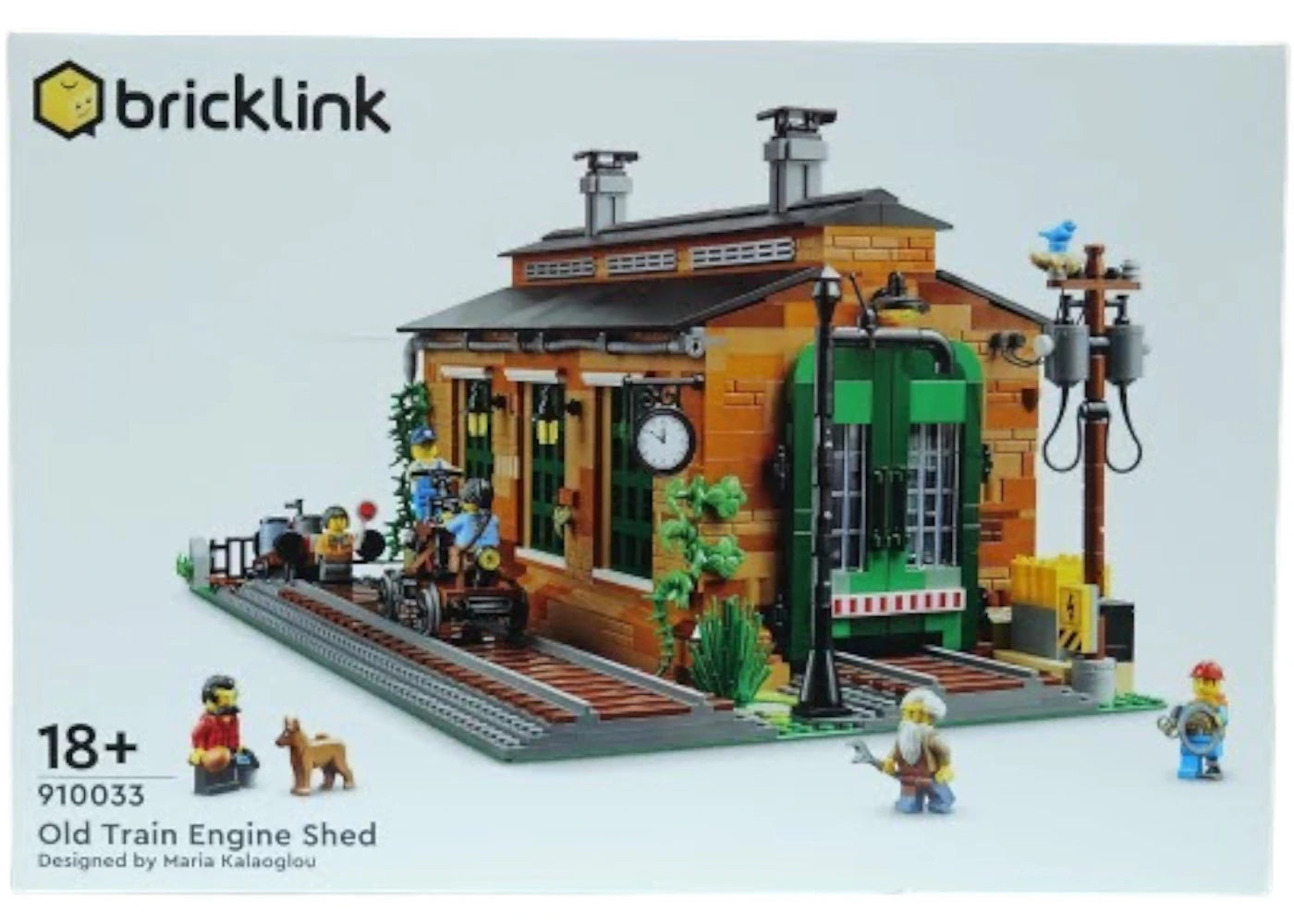 LEGO Bricklink Designer Program Old Train Engine Shed 910033