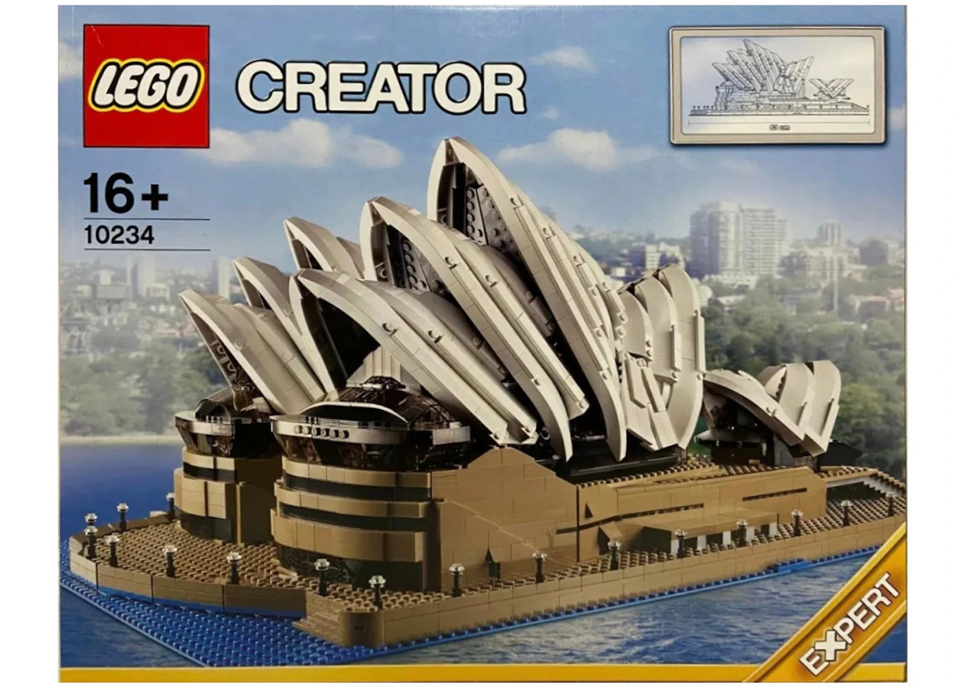 Ensemble LEGO Creator L'Opéra de Sydney 10234
