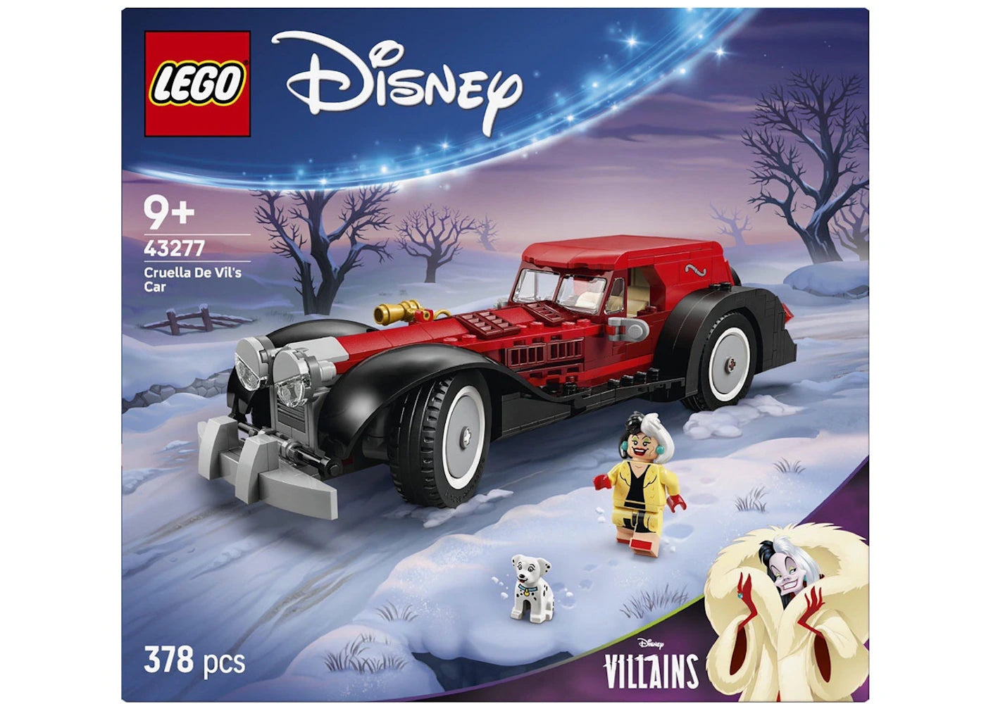 LEGO Disney Cruella De Vil's Car Set 43277