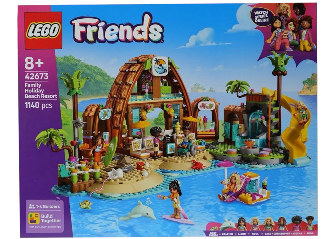 LEGO Friends Familienurlaub Strandresort Set 42673