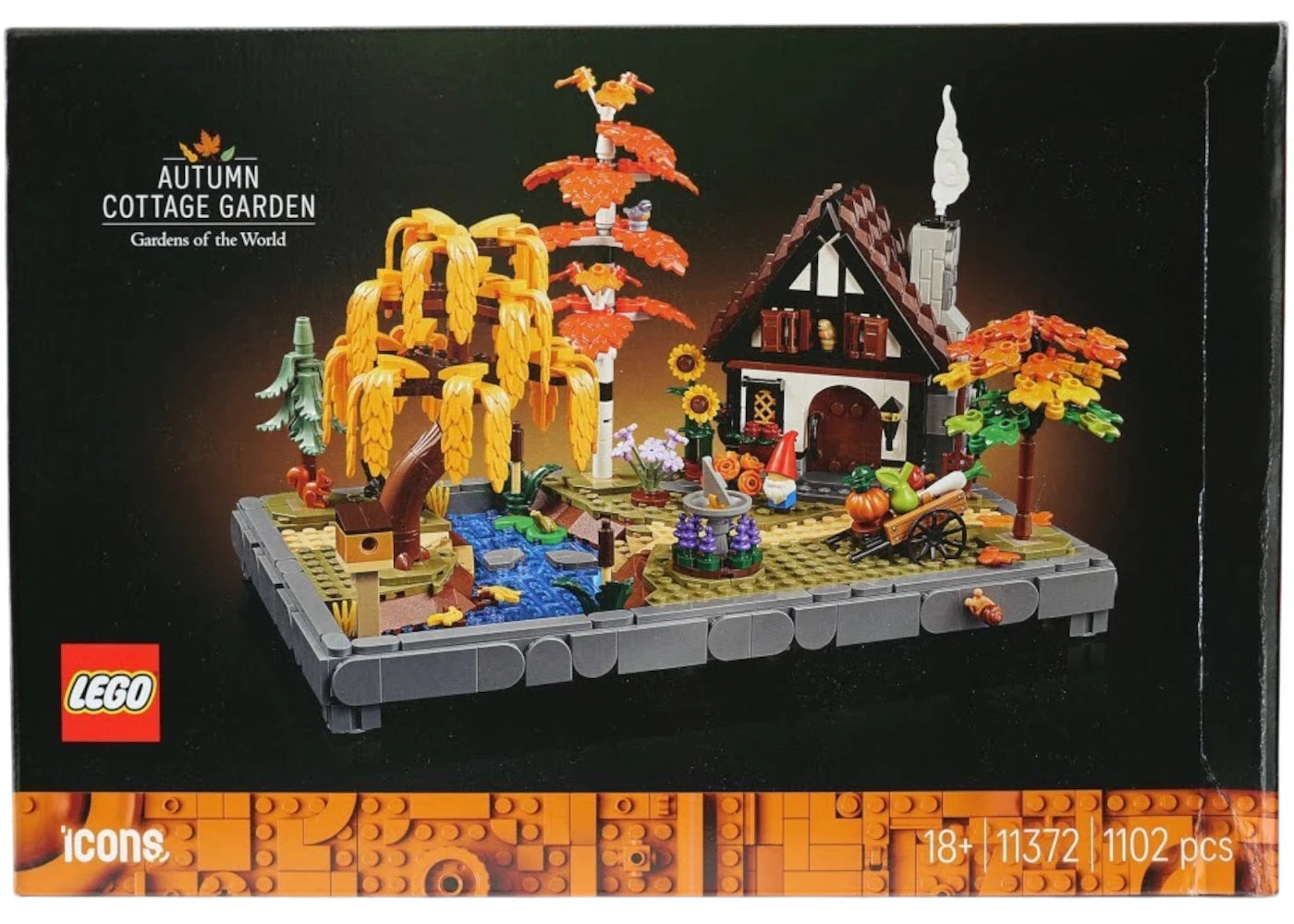 LEGO Icônes Le jardin du chalet d'automne Set 11372