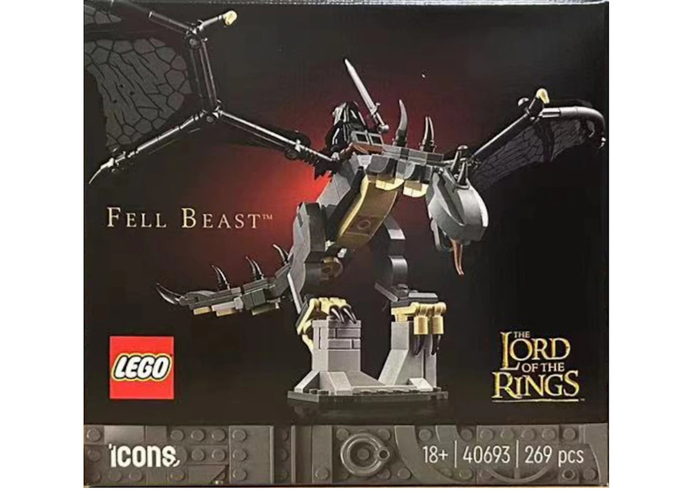 LEGO Icons Le Seigneur des Anneaux La Bête Ailée – Set 40693