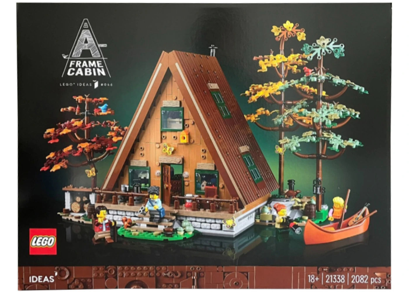 LEGO Ideas A-Frame Hüttenset 21338