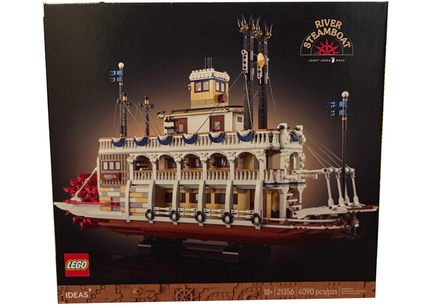 LEGO Ideas Bateau à vapeur fluvial Set 21356