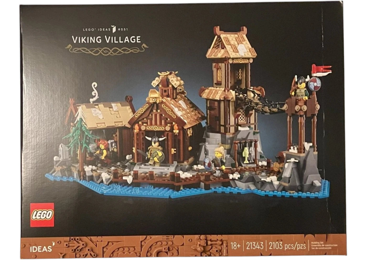 Ensemble LEGO Ideas Le village viking 21343