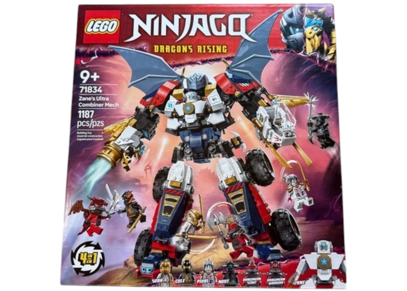 LEGO NINJAGO Zanes Ultra-Kombinations-Mech-Set 71834