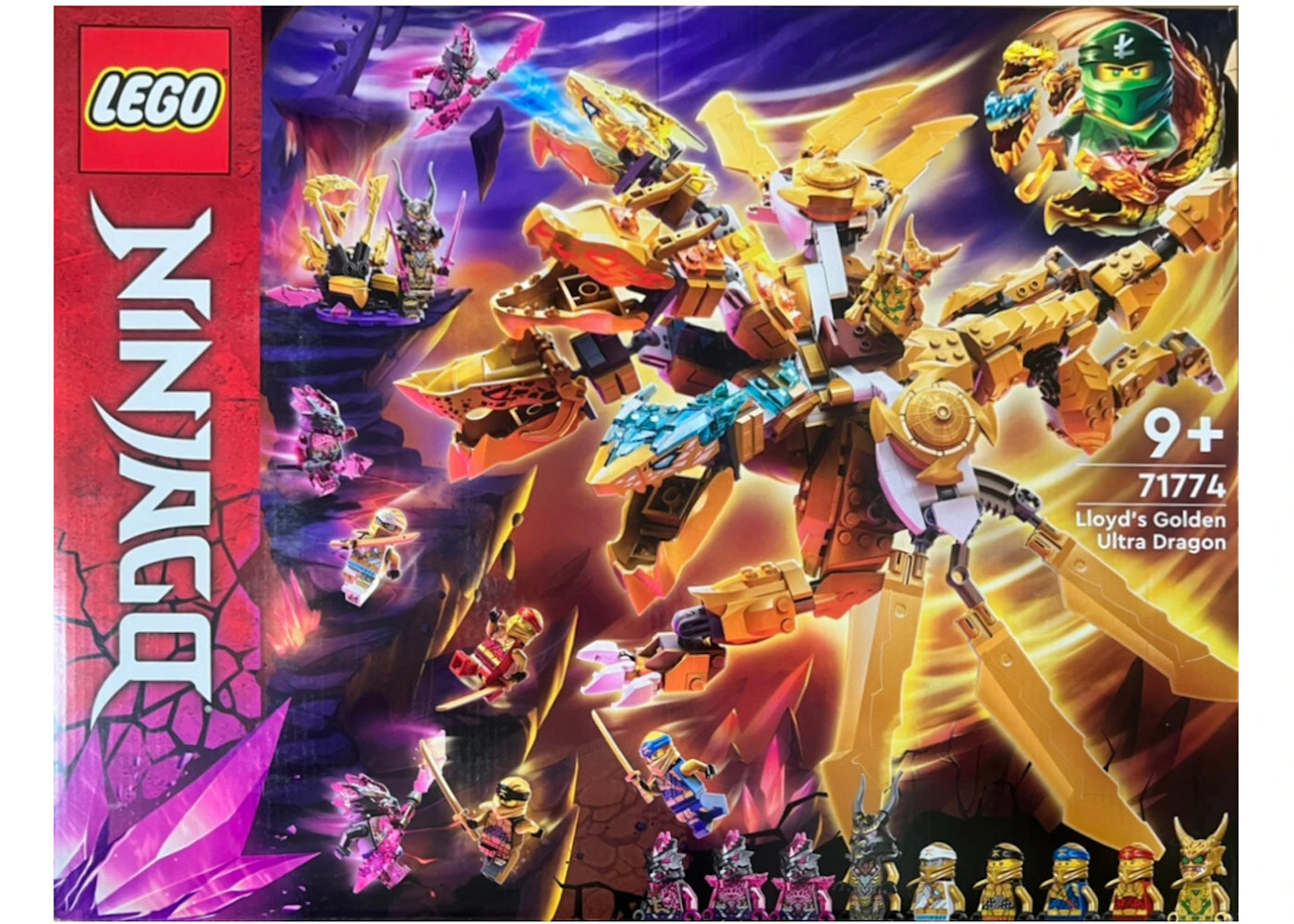 LEGO Ninjago Lloyds Goldener Ultradrache Set 71774