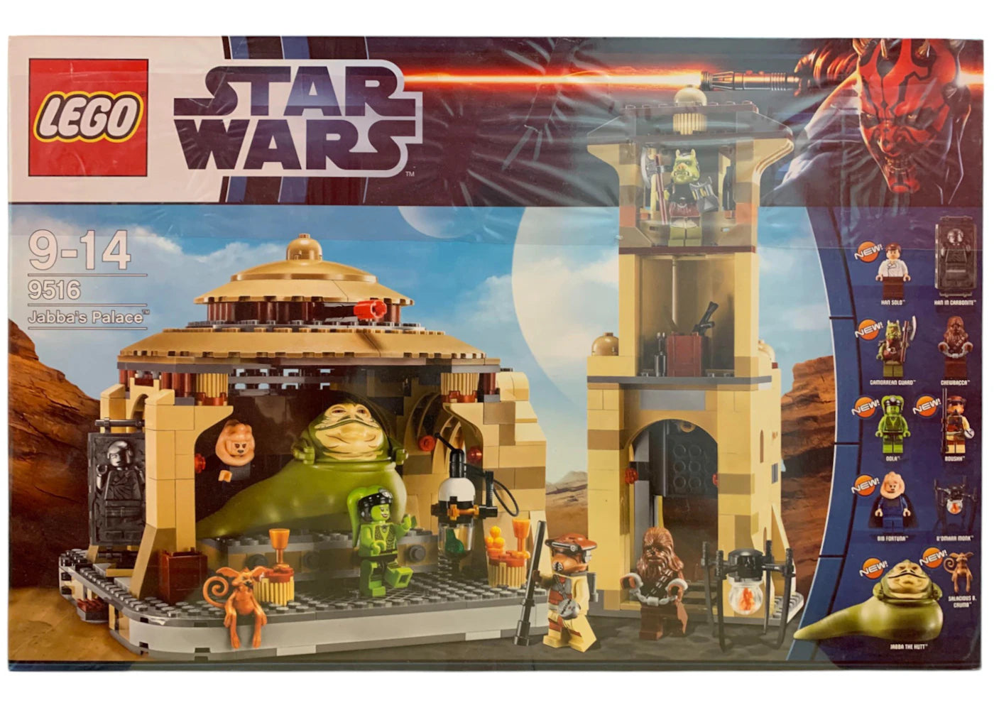 LEGO Star Wars Jabbas Palast Set 9516