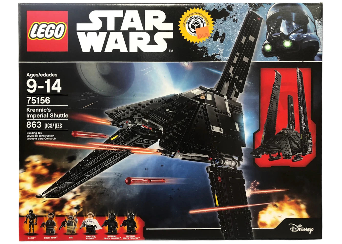 LEGO Star Wars Krennics Imperial Shuttle Set 75156