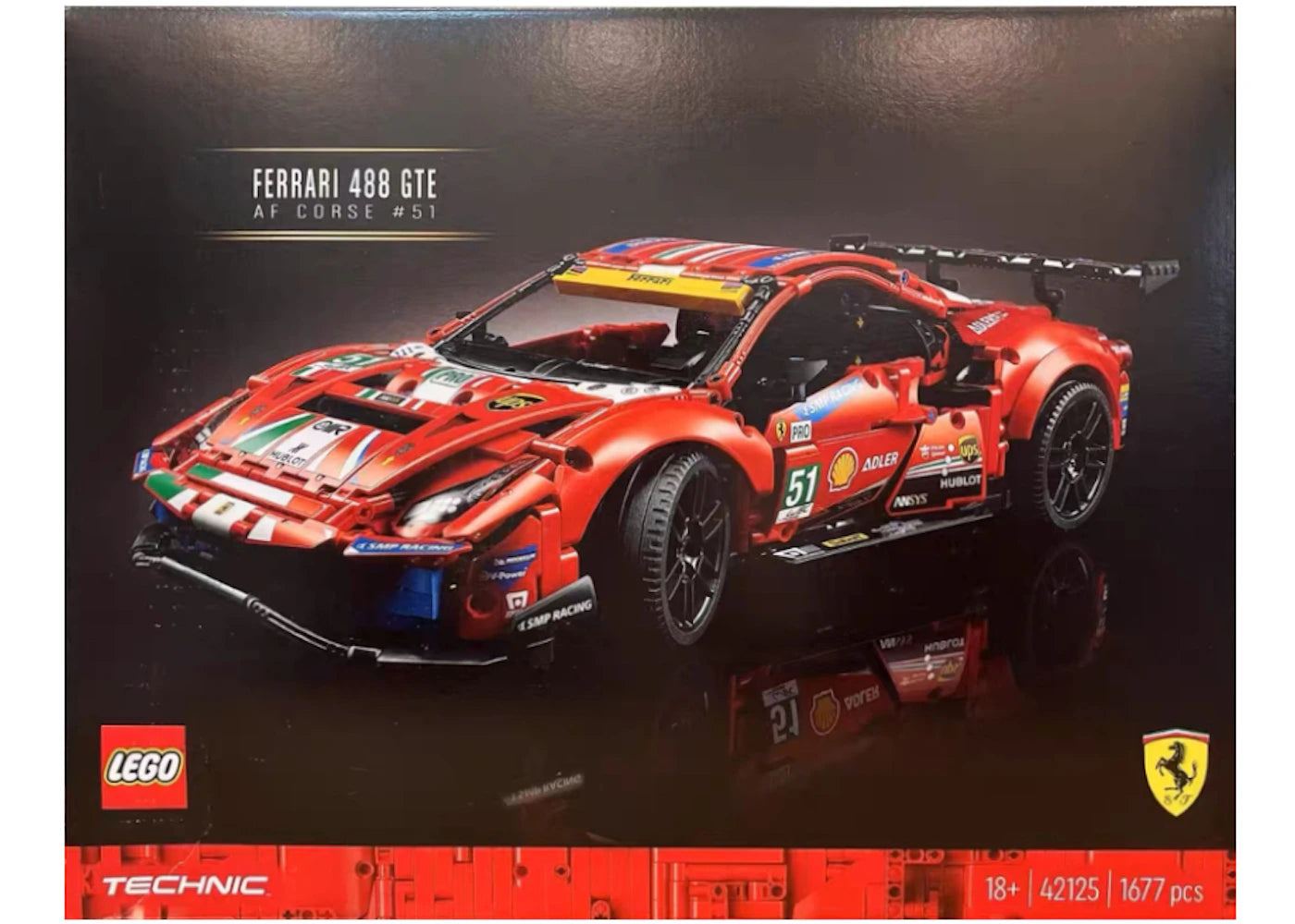 LEGO Technic Ferrari 488 GTE « AF Corse #51 » (Set 42125)