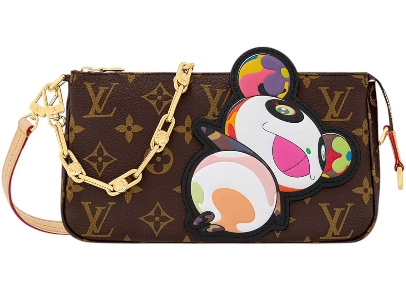 Louis Vuitton x Takashi Murakami Panda Pochette Accessoires Monogramm