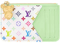 Porte-cartes Louis Vuitton x Takashi Murakami Romy Vert Thé/Blanc Multicolore