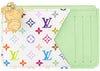 Porte-cartes Louis Vuitton x Takashi Murakami Romy Vert Thé/Blanc Multicolore
