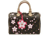 Louis Vuitton x Takashi Murakami Cherry Blossom Speedy Bandouliere 25 Sakura Brown