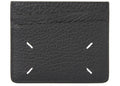 Porte-cartes à surpiqûres Maison Margiela noir