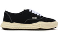 Maison Mihara Yasuhiro Baker Vintage OG Sole Canvas Low Schwarz Weiß