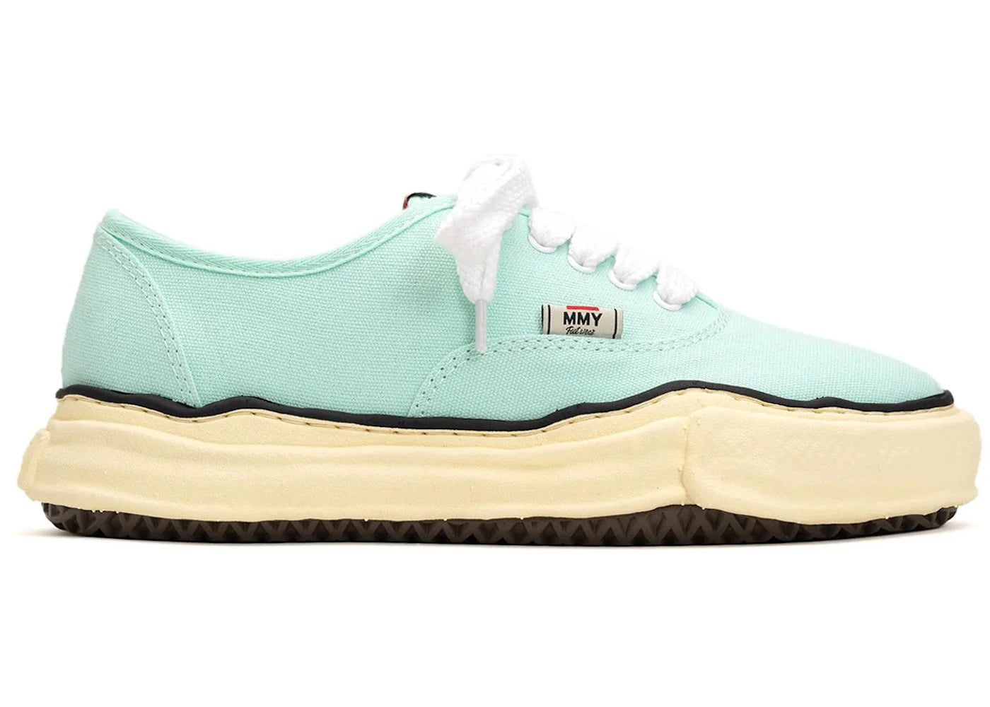 Maison Mihara Yasuhiro Baker Vintage OG Sole Canvas Low Hellblau