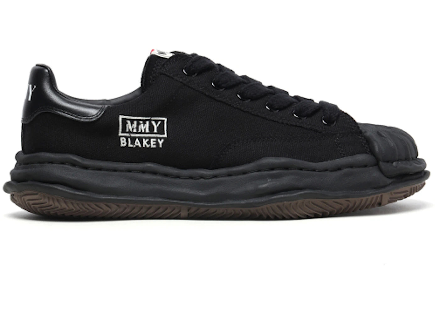 Maison Mihara Yasuhiro Blakey OG Sole Canvas Low Schwarz