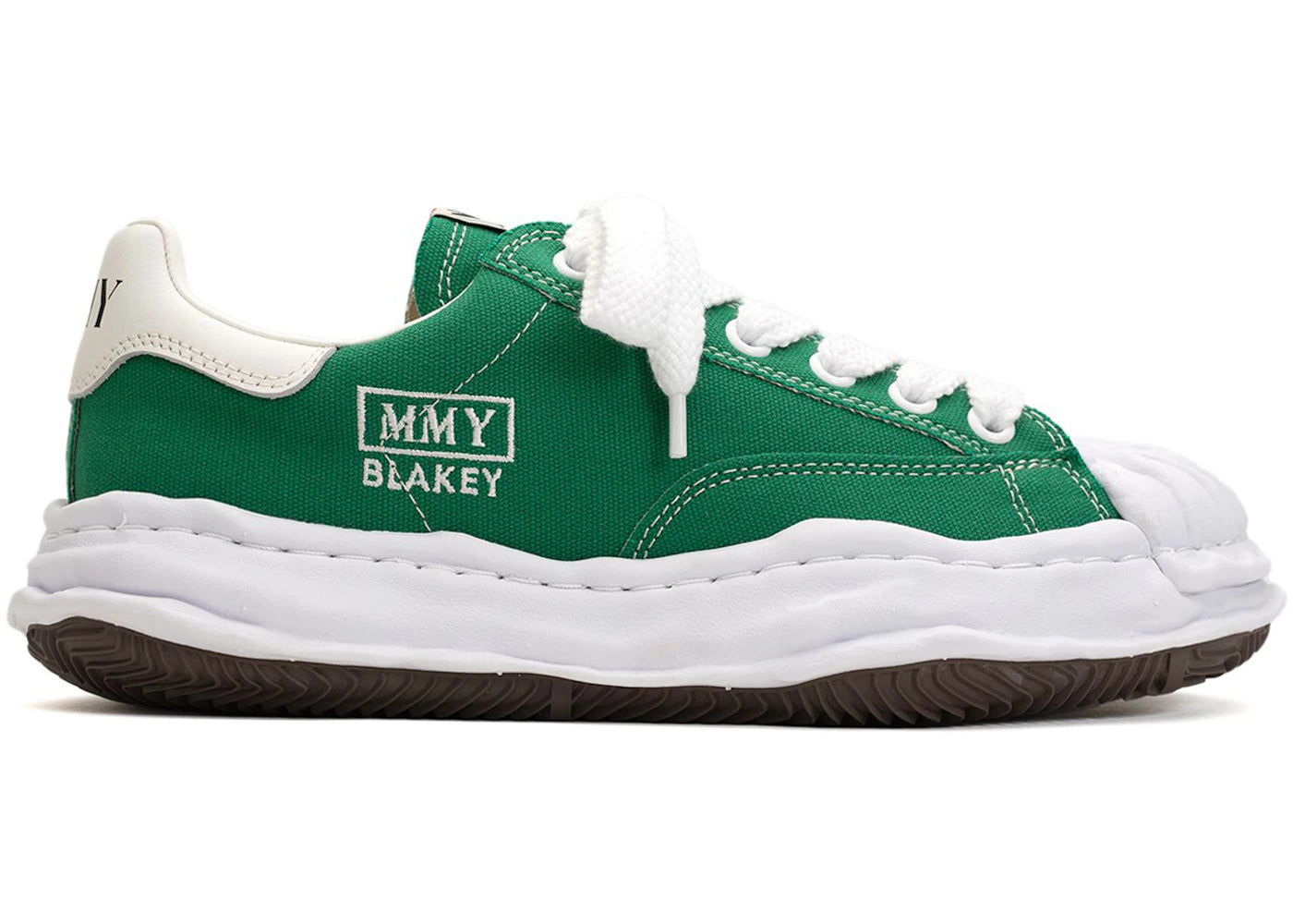Maison Mihara Yasuhiro Blakey OG Sole Canvas Low Grün