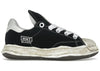 Maison Mihara Yasuhiro Blakey Puffer OG Sole Canvas Low Distressed Midsole Schwarz Weiß