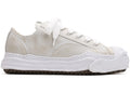 Maison Mihara Yasuhiro Hank OG Sole Cuir Rétractable Brossé Bas Blanc