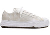 Maison Mihara Yasuhiro Hank OG Sole Cuir Rétractable Brossé Bas Blanc