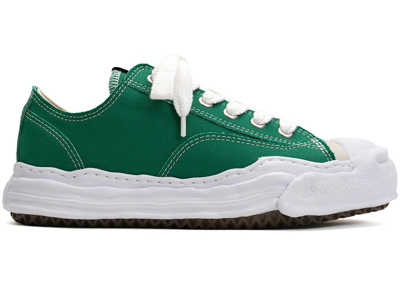 Maison Mihara Yasuhiro Hank OG Sole Canvas Low CL Grün