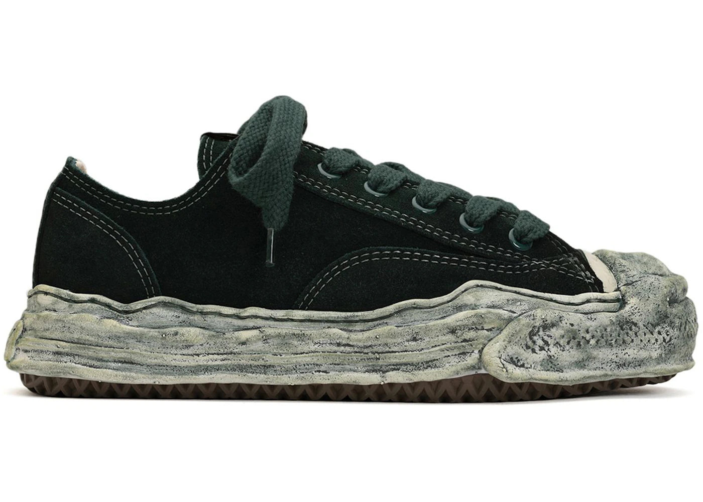 Maison Mihara Yasuhiro Hank OG Sole Suede Low Green