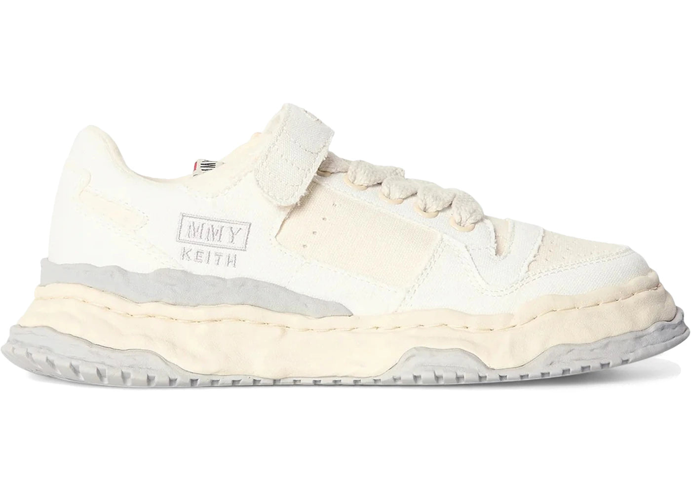 Maison Mihara Yasuhiro Keith OG Sole Canvas Low Weiß