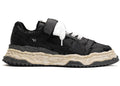 Maison Mihara Yasuhiro Keith OG Sole Film Attached Canvas Low Schwarz Weiß