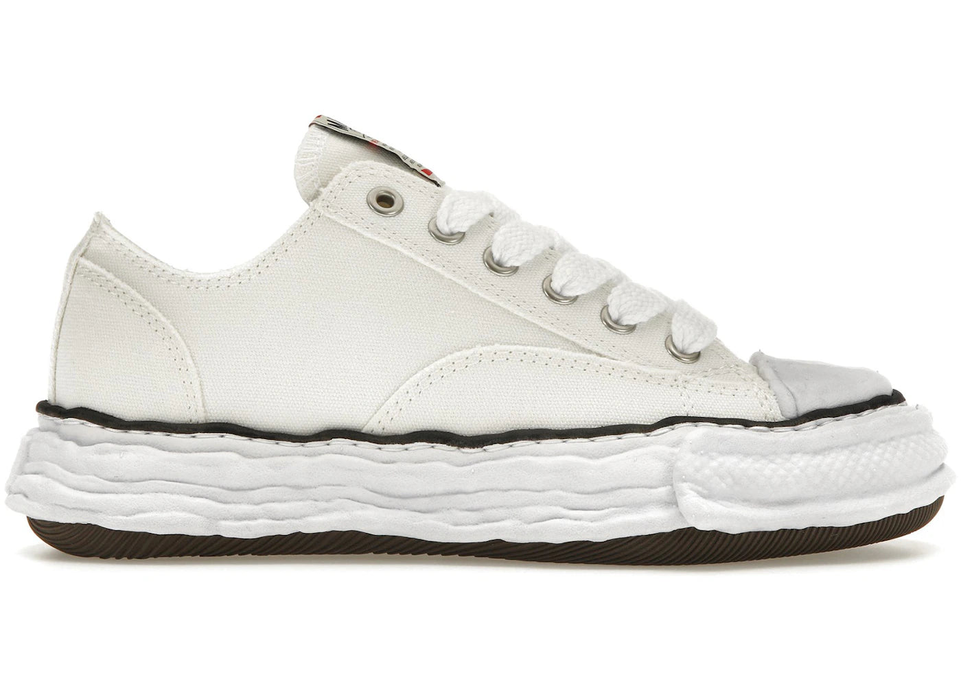 Maison Mihara Yasuhiro Peterson 23 OG Sole Canvas Low Weiß