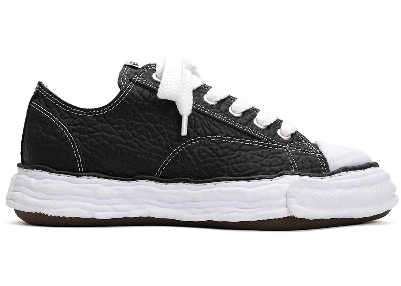 Maison Mihara Yasuhiro Peterson 23 OG Sole Monster Cuir Bas Noir Blanc