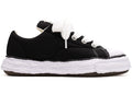 Maison Mihara Yasuhiro Peterson 23 OG Sohle Gepolsterter Canvas Low Schwarz Weiß
