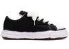 Maison Mihara Yasuhiro Peterson 23 OG Sohle Gepolsterter Canvas Low Schwarz Weiß