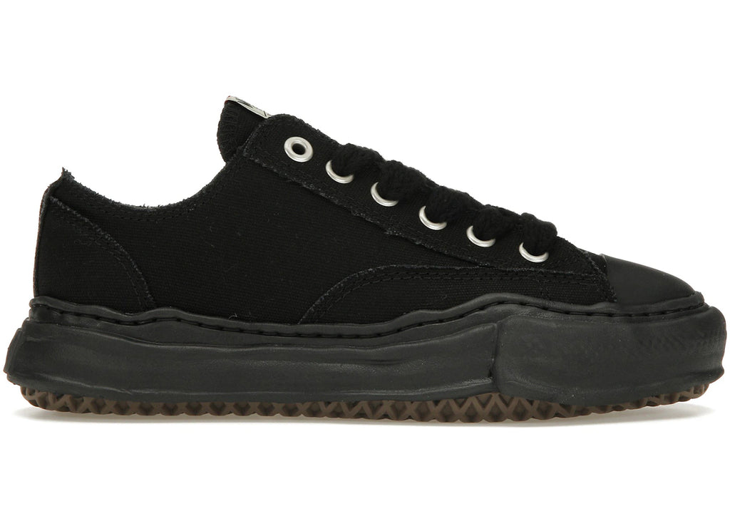 Maison Mihara Yasuhiro Peterson OG Sole Canvas Low Schwarz Schwarz