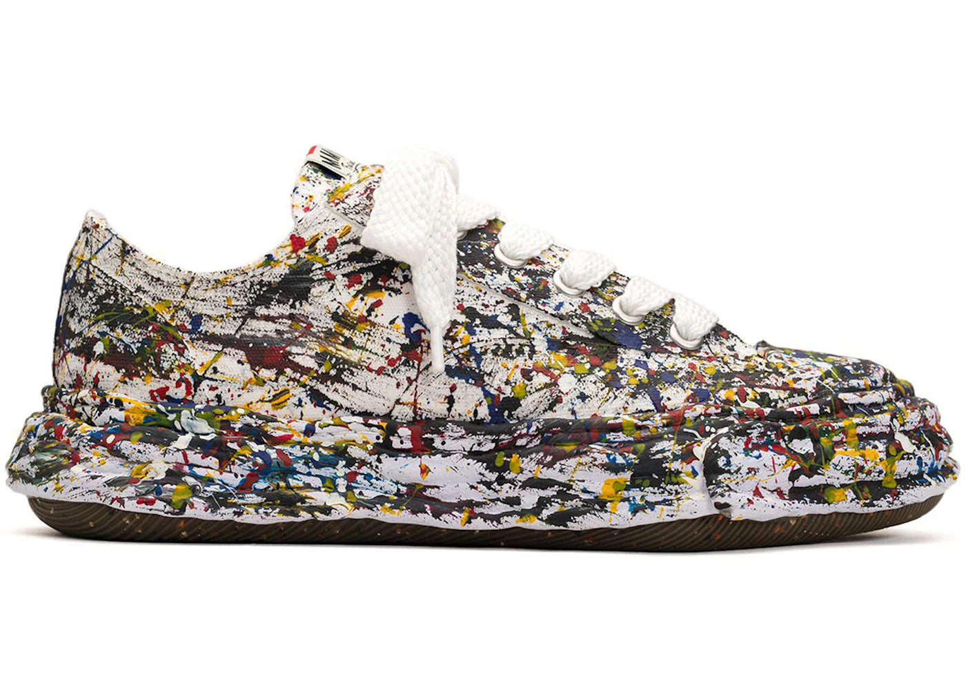 Maison Mihara Yasuhiro Peterson23 OG Sole Canvas Low Sputtering Paint Blanc