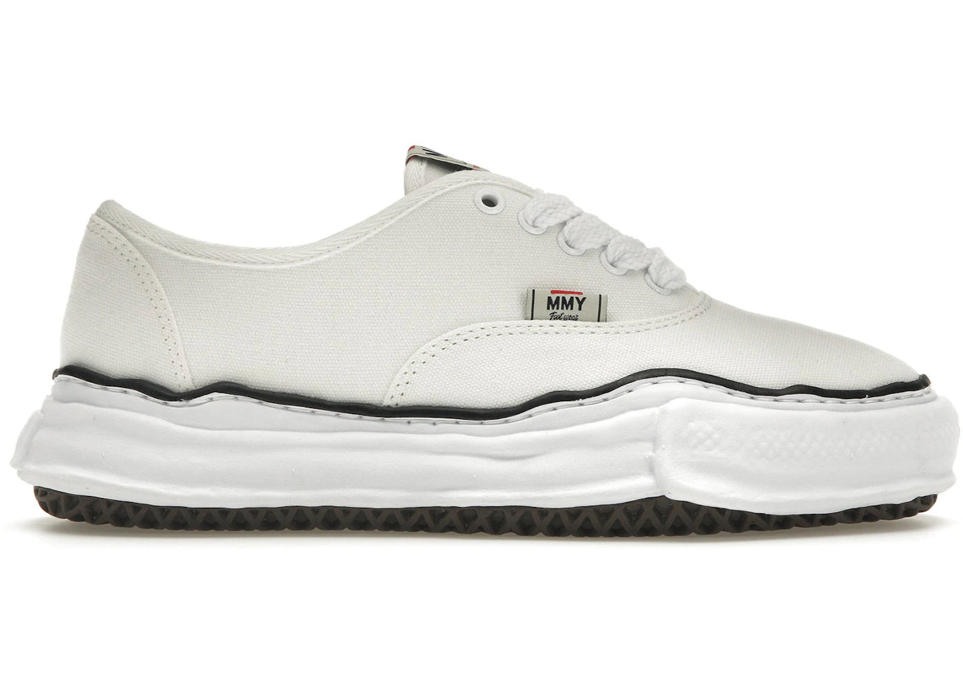 Maison Mihara Yasuhiro Baker OG Sole Canvas Low Weiß